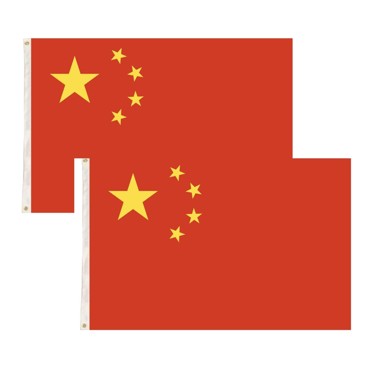 2x China Country Flags Chinese Heavy Duty CN - 150cm x 90cm
