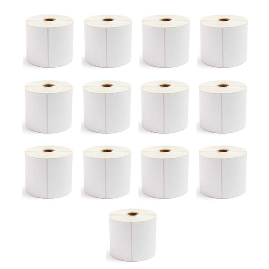 13x Rolls x 400 Label Stickers 102x150mm - Direct Thermal White Shipping Labels-0