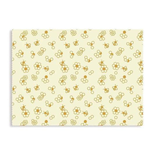 Karlstert Natural Beeswax Honeycomb Food Wrap in Honeybee Print 43 x 58.5cm