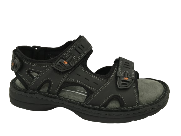 HUSH PUPPIES SIMMER Mens Leather Adjustable Strap Comfort Sandals Shoes-18