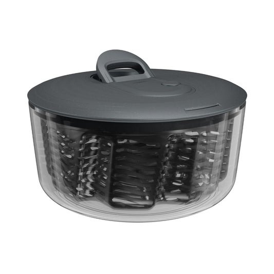 Zyliss Easy Spin Salad Spinner Large AquaVent Quick Dry Vegetable Salad Washer