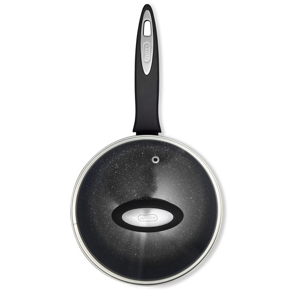 Zyliss Ultimate Forged 18cm/2L Non-Stick Saucepan w/ Lid Cover - Black-4