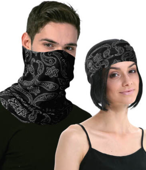 Seamless Tube Bandana Head Scarf Face Cover Mask Pattern Mask Neck Gaiter-2
