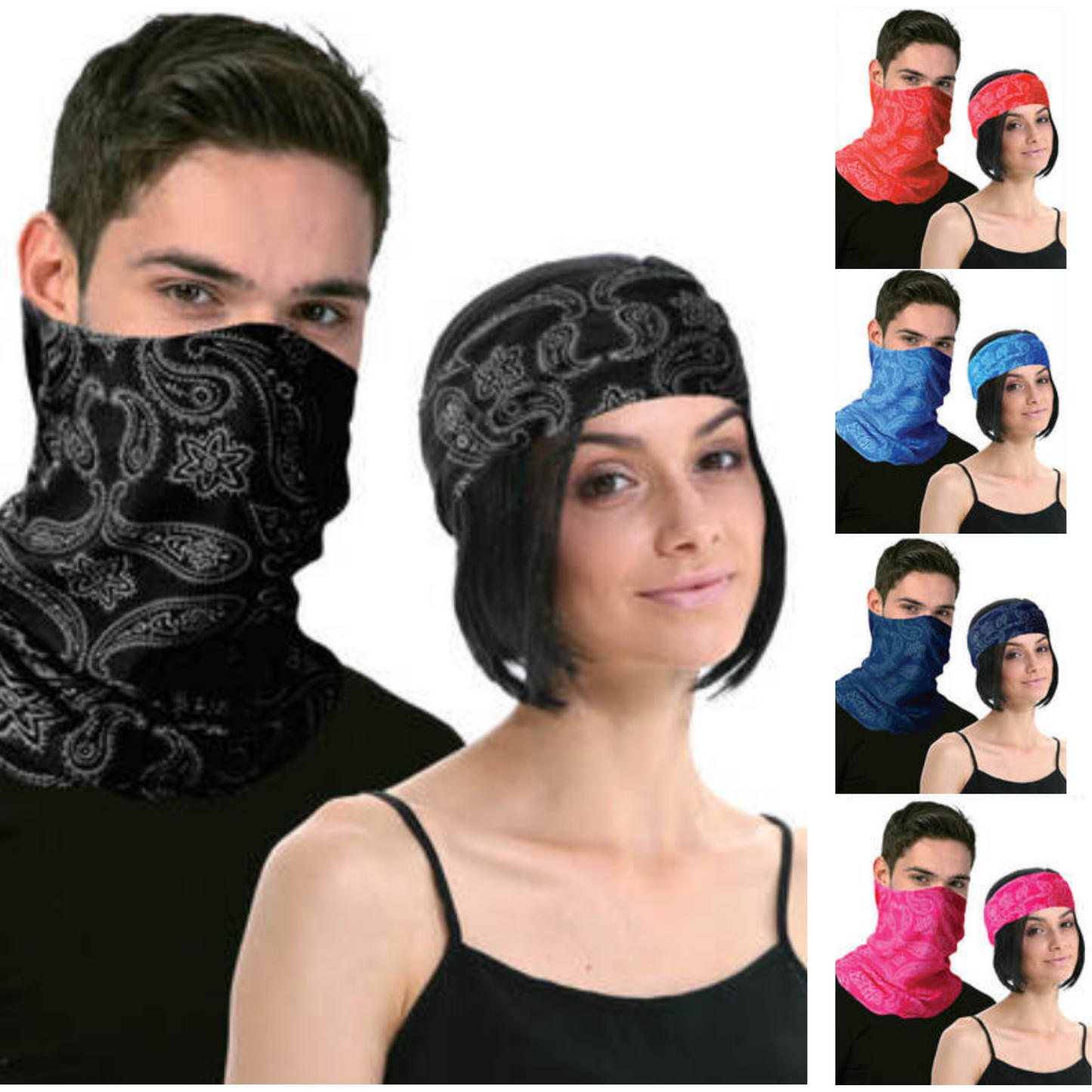 Seamless Tube Bandana Head Scarf Face Cover Mask Pattern Mask Neck Gaiter-1
