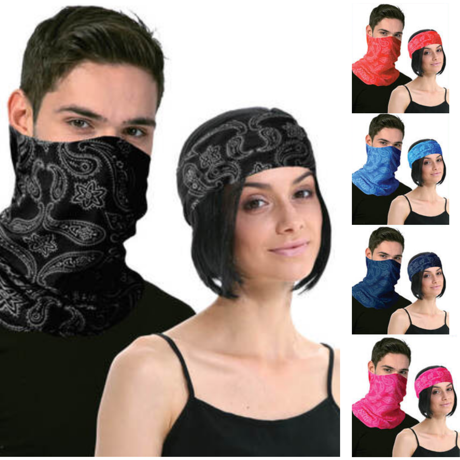 Seamless Tube Bandana Head Scarf Face Cover Mask Pattern Mask Neck Gaiter-1