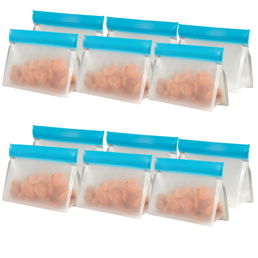6x Avanti Reusable Stand Up 250mL Bag (6 Packs of 2) - 12 Bags Total