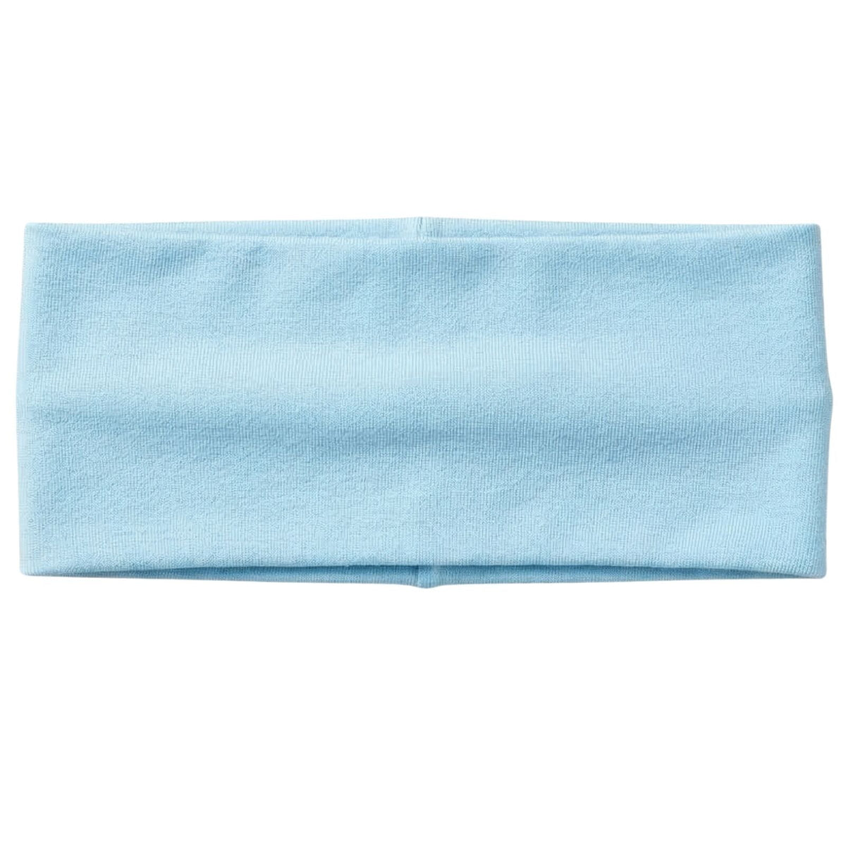 3pc Set Plain Headband Elastic Stretch Sports Yoga Hair Band Unisex - Sky Blue