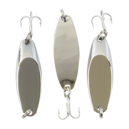 Finesse Chrome Kaster Jig, 14 Grams. Pack of 3 Jigs.-0