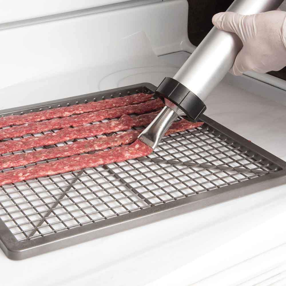 15" Beef Jerky Gun Food Grade Aluminium - Homemade Sausage Making Cannon Kit-1