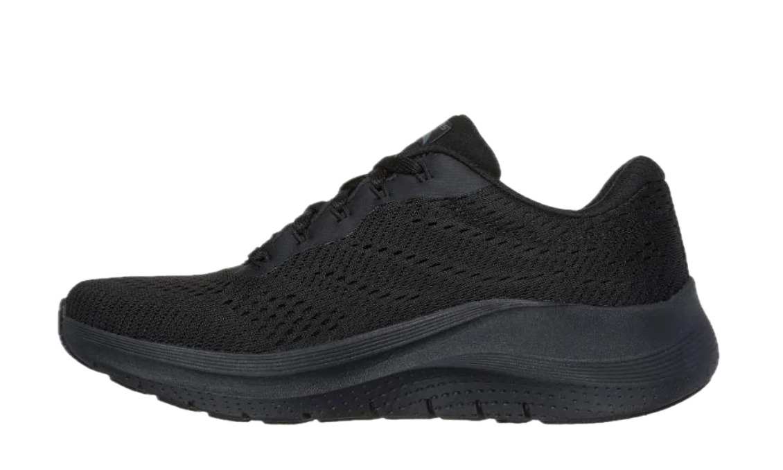 Skechers Womens Arch Fit 2.0 Big League Shoes Sneakers in Black/Black