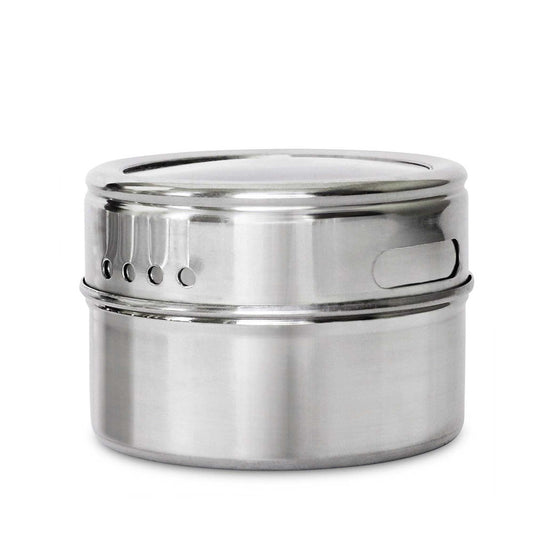 150g Magnetic Spice Jar Stainless Steel Tin - Herb Seasoning Storage Container-0