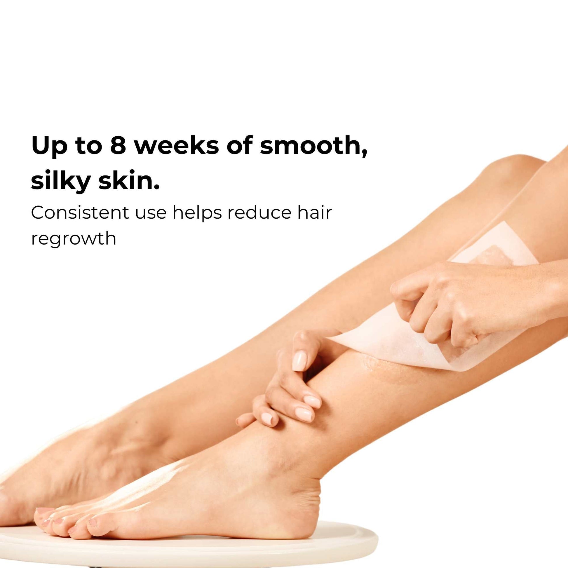 150g Sugaring Wax with Lemon with Reusable Strips - Home Hair Removal Kit-3