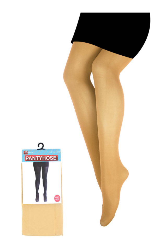 PANTYHOSE Tights Stockings Hosiery Womens Ladies Plain Colours - Beige - One Size Fits Most-0