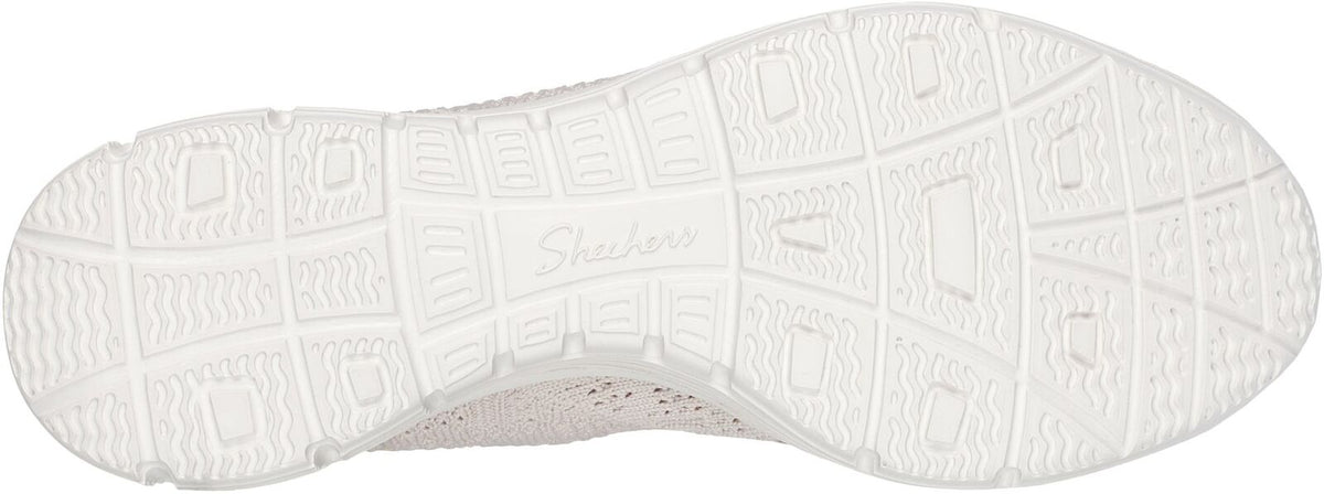 Skechers Womens Seager Air-Cooled Memory Foam Flats Shoes in Natural