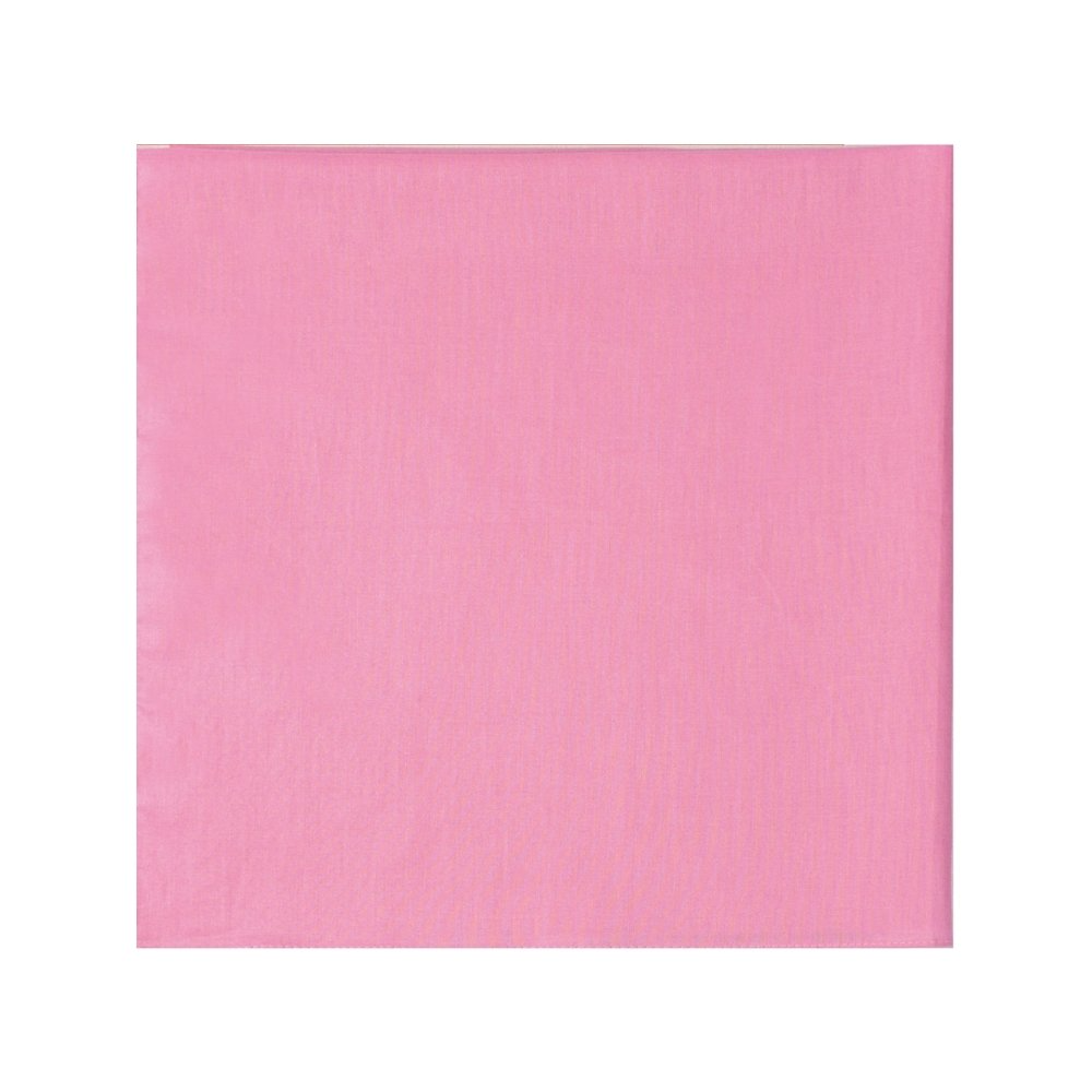 15x PLAIN BULK BANDANA 100% COTTON Head Wrap Bandanna Summer Scarf - Light Pink