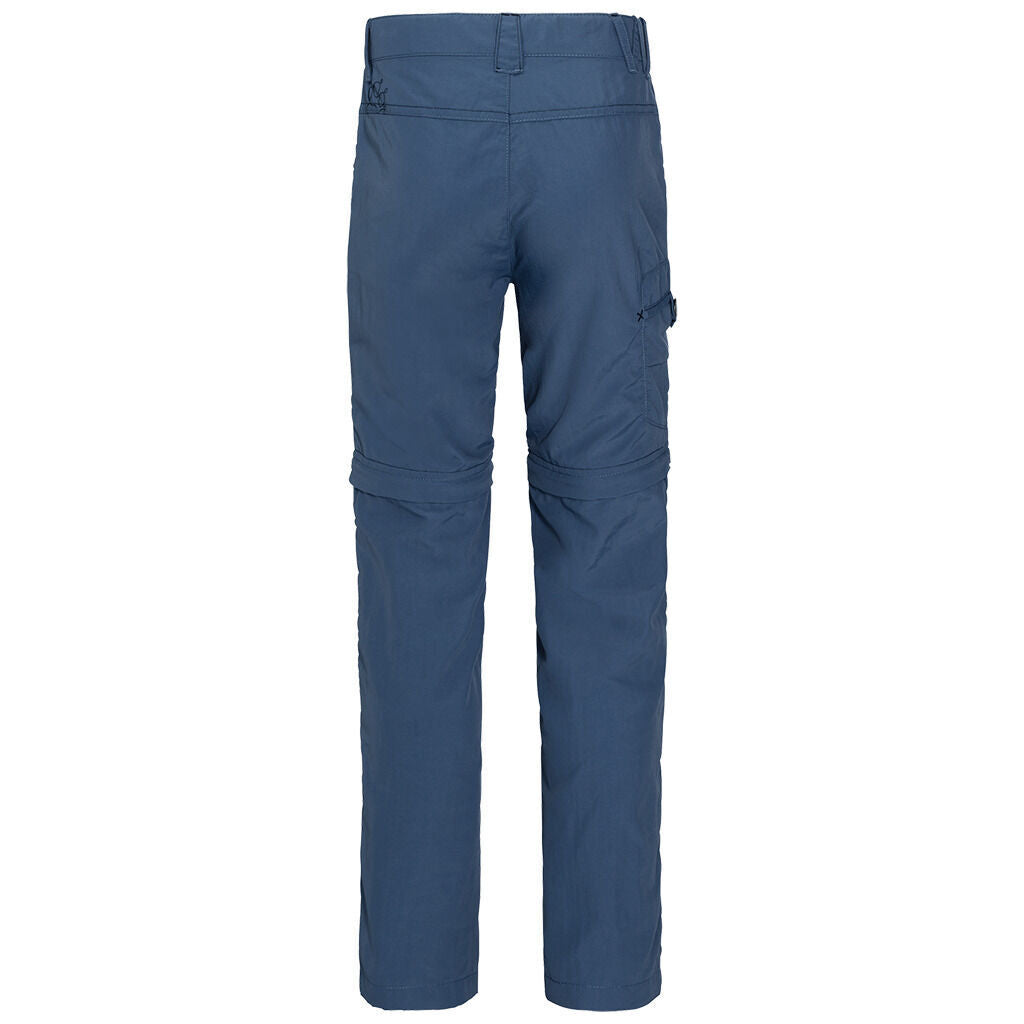 Jack Wolfskin Kids Safari 2-in-1 Zip Off Pants Shorts (Hiking Trekking Outdoor Trousers) - Ocean Wave-3
