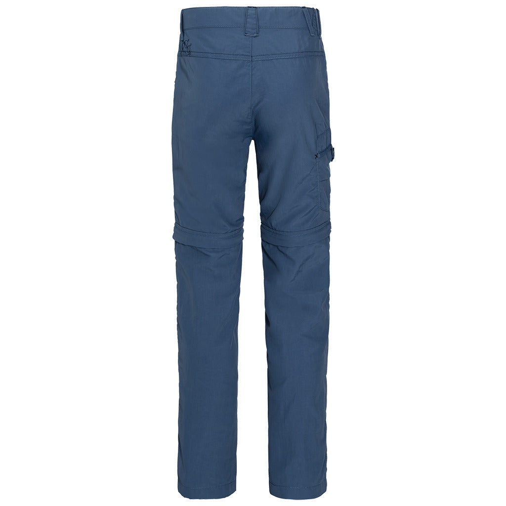 2 in 1 Jack Wolfskin Kids Safari Zip Off Pants Shorts Hiking Trekking Outdoor Trousers-2