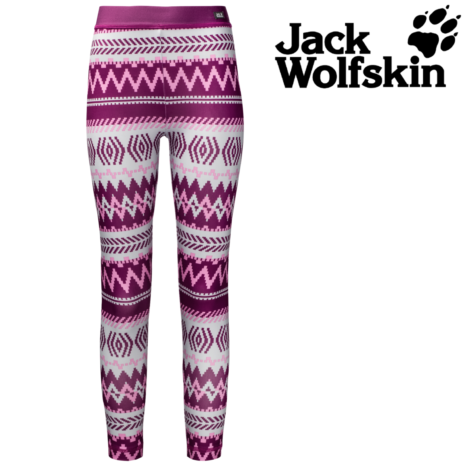 Jack Wolfskin Womens GInuit Tights Winter Warm Breathable Soft Stretchy Trousers-1