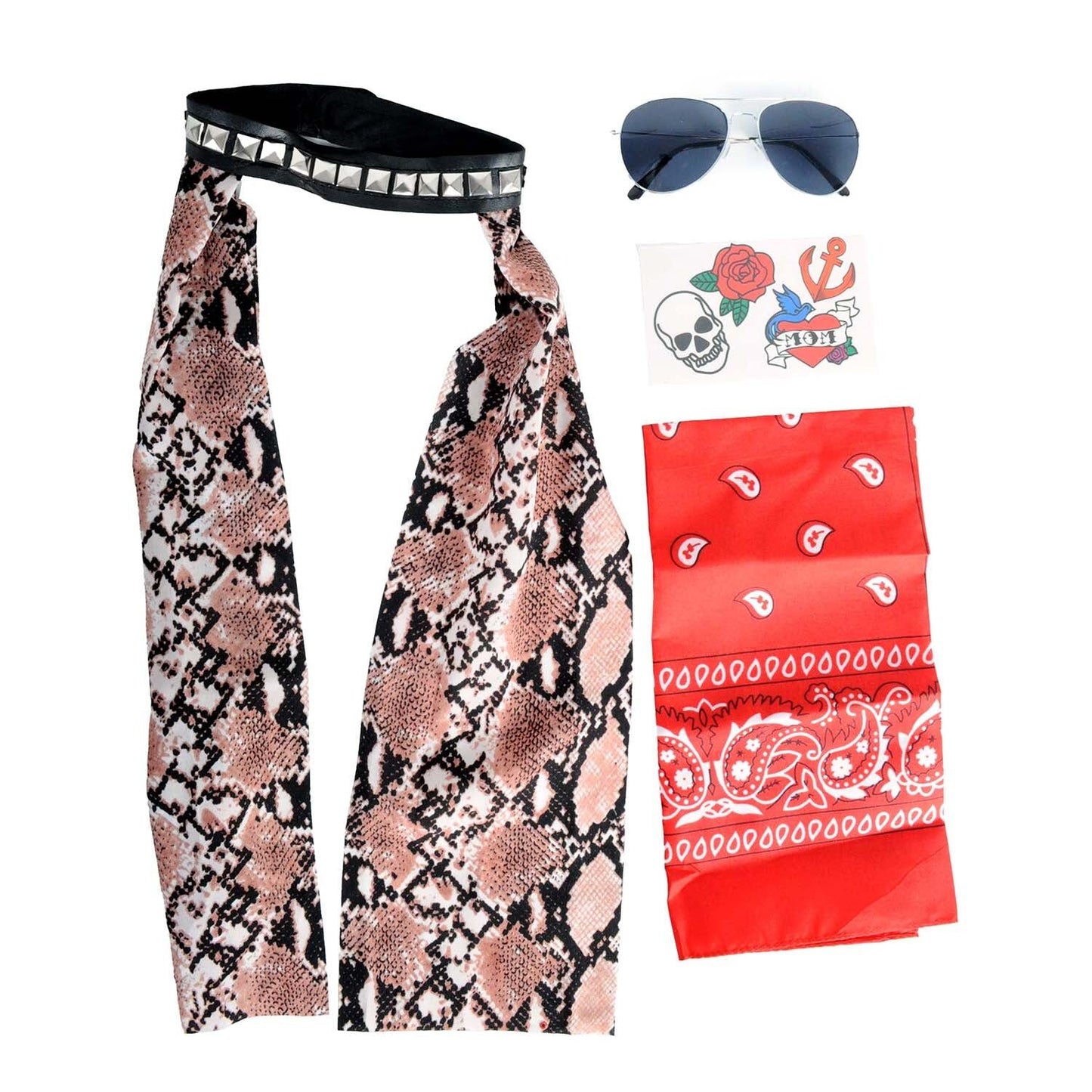 Instant 80s Rocker Kit Party Costume Accessory