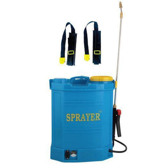 16L Rechargeable Backpack Pressure Sprayer - Portable Electric Garden Weed Pump-0