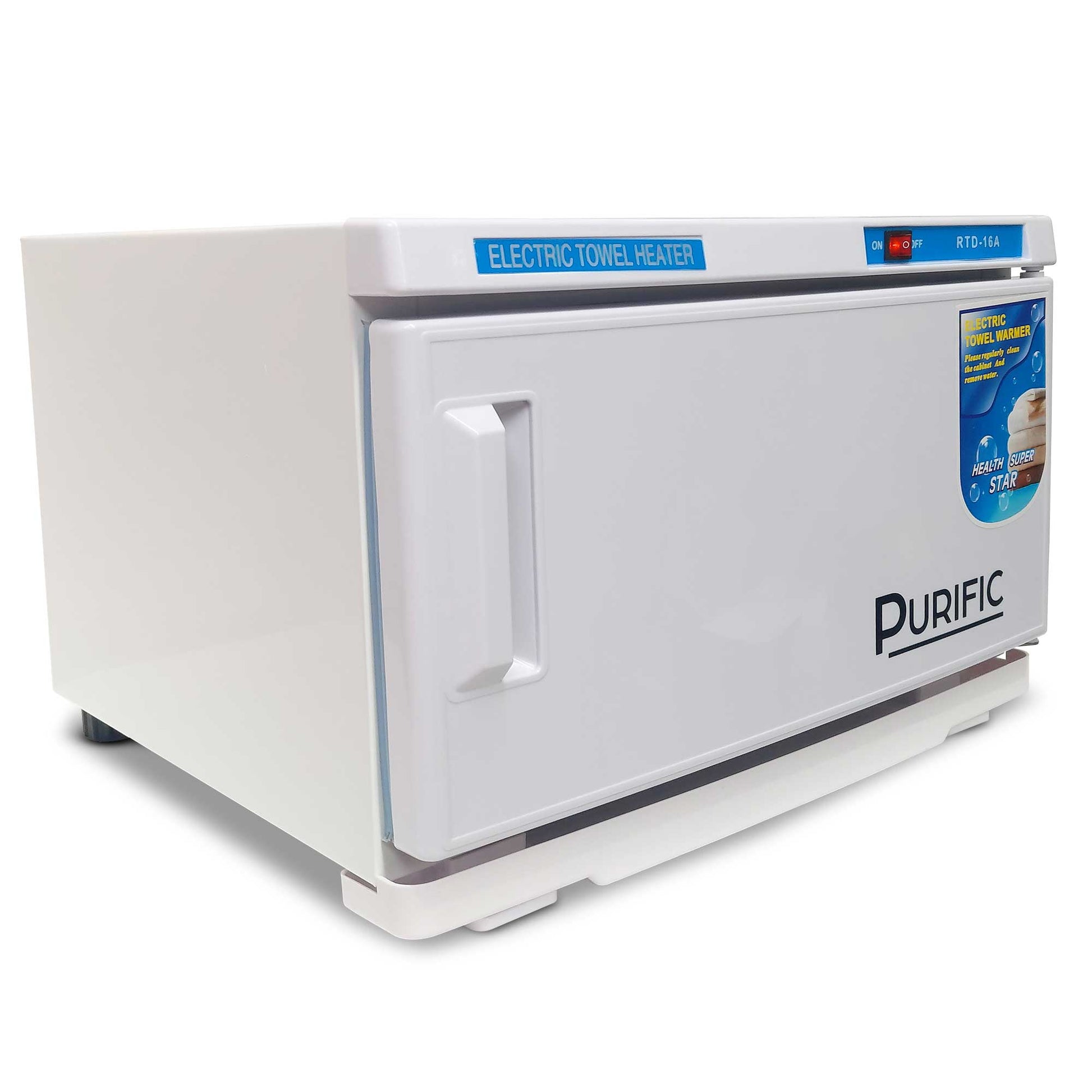 16L White UV Electric Towel Warmer Steriliser Cabinet Beauty Spa Heat Sanitiser-1