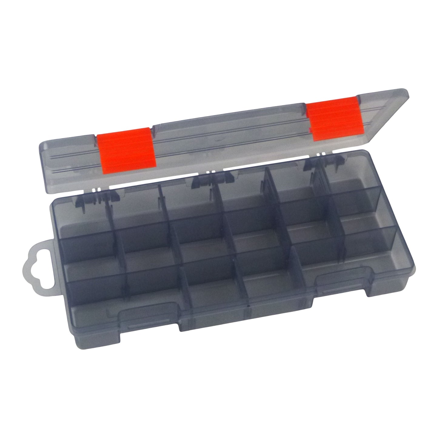 Rig Ezy 16 Compartment Tackle Box. 230mmL x 110mmW x 45mmD.-0
