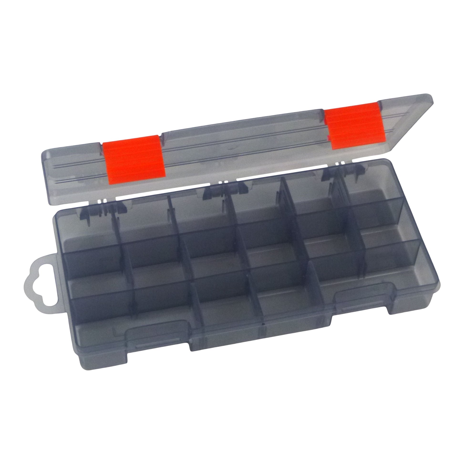 Rig Ezy 16 Compartment Tackle Box. 230mmL x 110mmW x 45mmD.-0