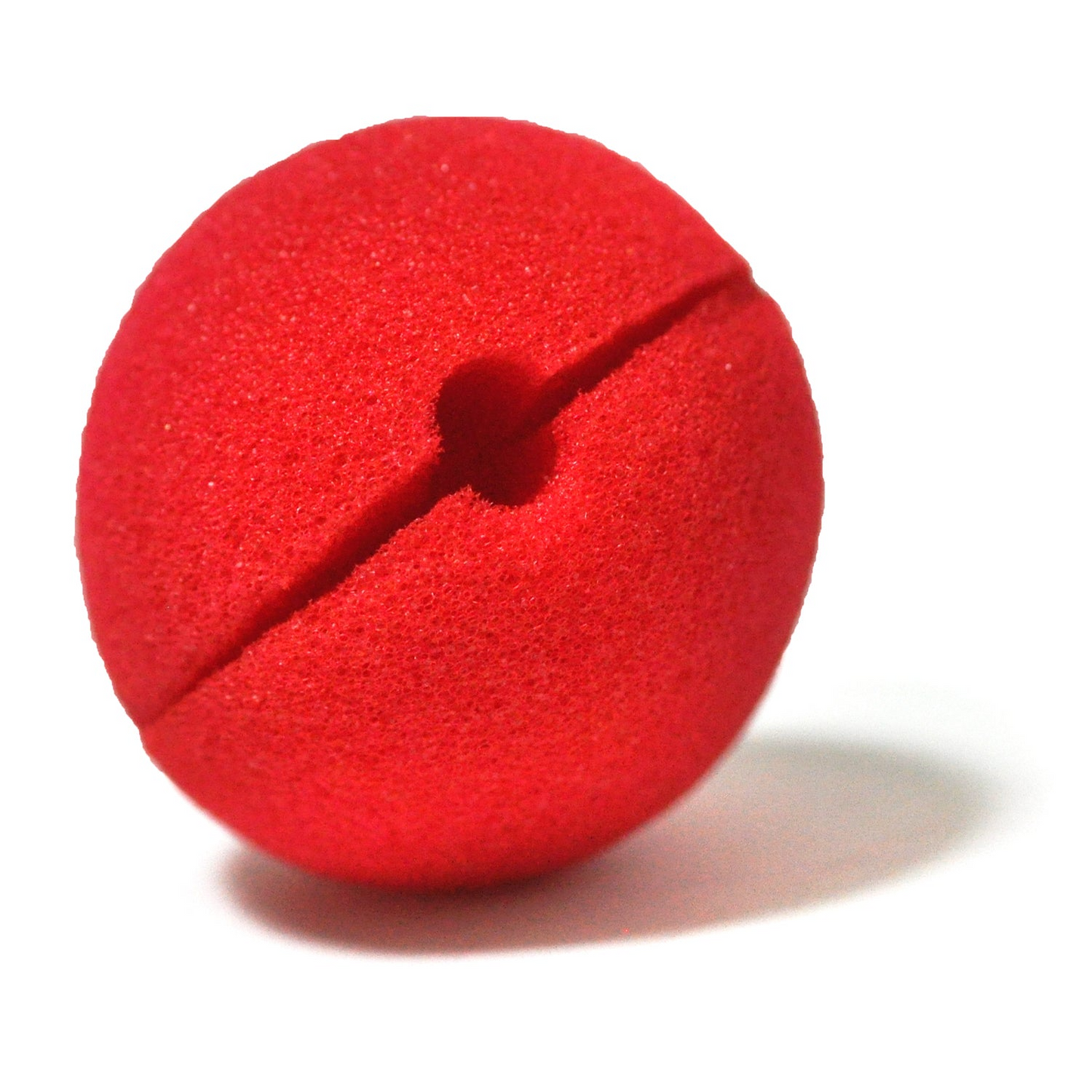 Soft CLOWN NOSE Costume Circus Halloween Spongy Fancy Fun Silly in Red