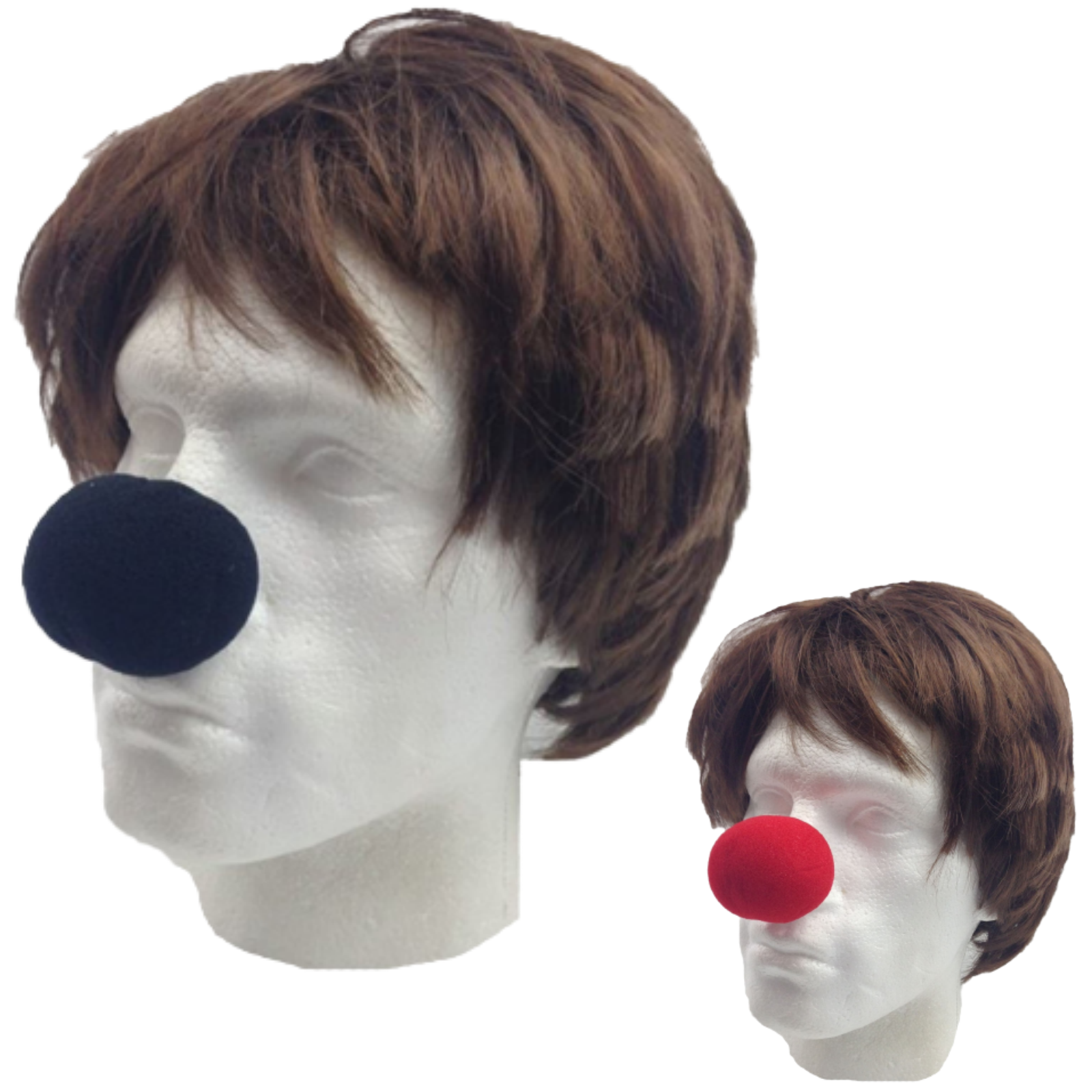 Soft CLOWN NOSE Costume Dress Up Halloween Spongy Sponge Circus Fancy Fun Silly-0