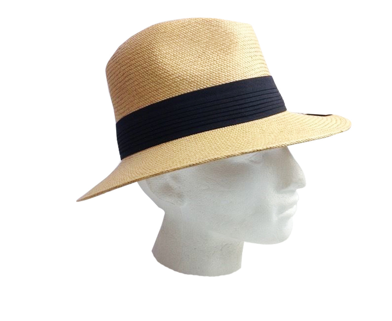 MELBOURNE HATS Fedora  Ecuadorian Palm Straw Hat Handwoven Summer Panama Trilby-2