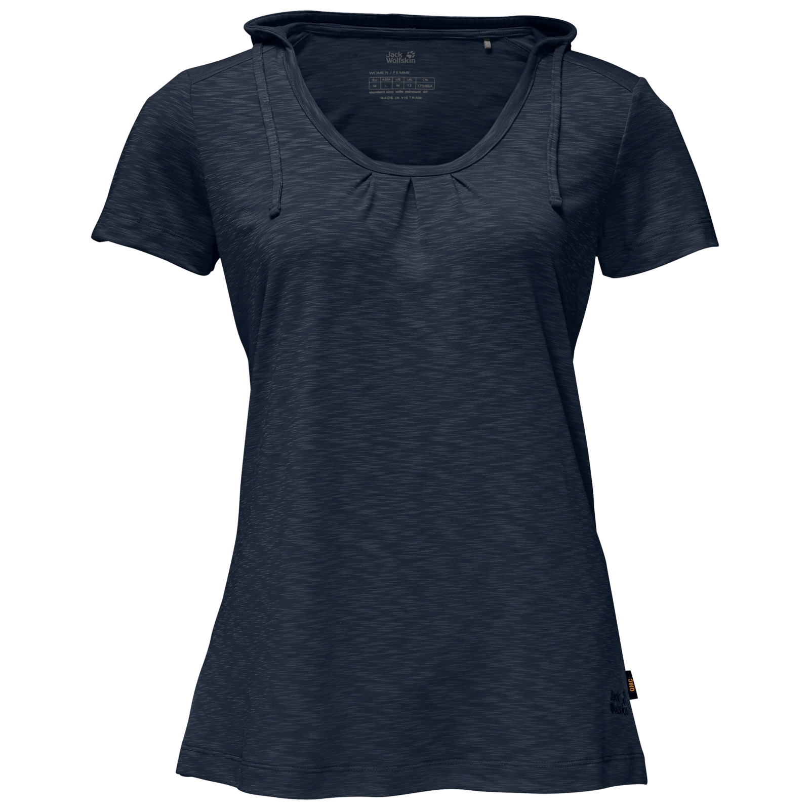 Jack Wolfskin Womens Travel Hoody Top Hoodie T Shirt Comfortable Tee-2
