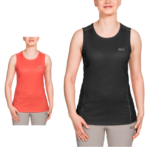 Jack Wolfskin Womens Singlet Top Sleeveless Active Sports Gym Running-0