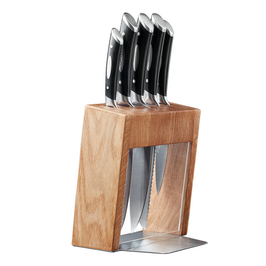 Scanpan 6-Piece Kalo Wooden Knife Block Set