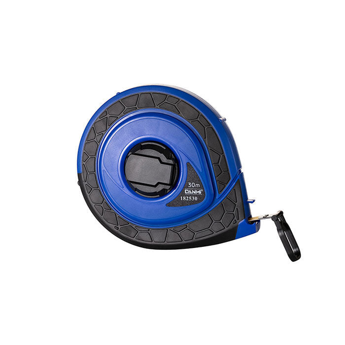30m Fibreglass Measuring Tape (15mm Width) - Gear Driven (For Home & Industrial Use)