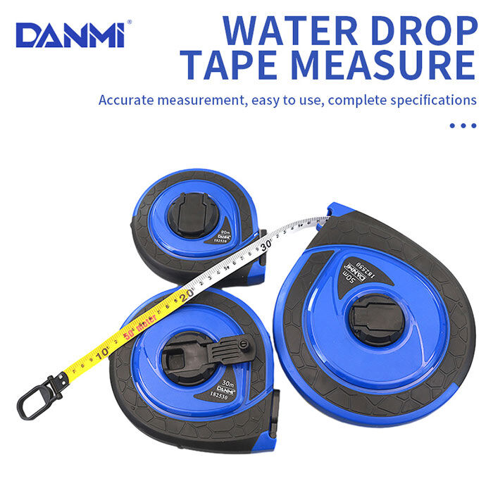 30m Fibreglass Measuring Tape (15mm Width) - Gear Driven (For Home & Industrial Use)
