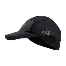 Jack Wolfskin Texapore Baseball Rain Cap Waterproof Windproof Hat - Black-2