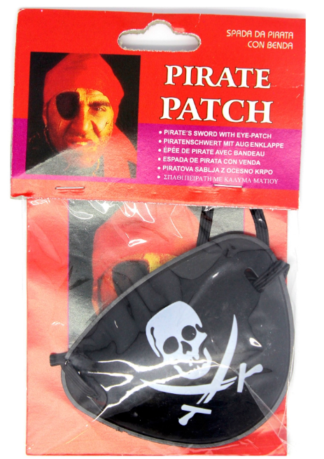 PIRATE EYE Patch Black Fancy Costume Dress Up Party Cover Up