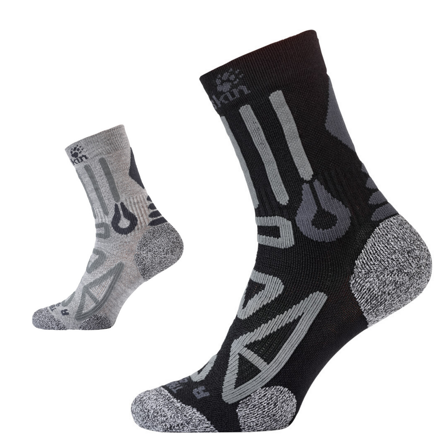 Jack Wolfskin Trekking Socks Pro Classic Cut Outdoor Trail Padded-0