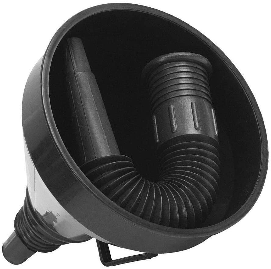1x Car Auto Motorcycle Plastic Flexible Spout Gas Oil Water Fuel Funnel Tool Kit-3