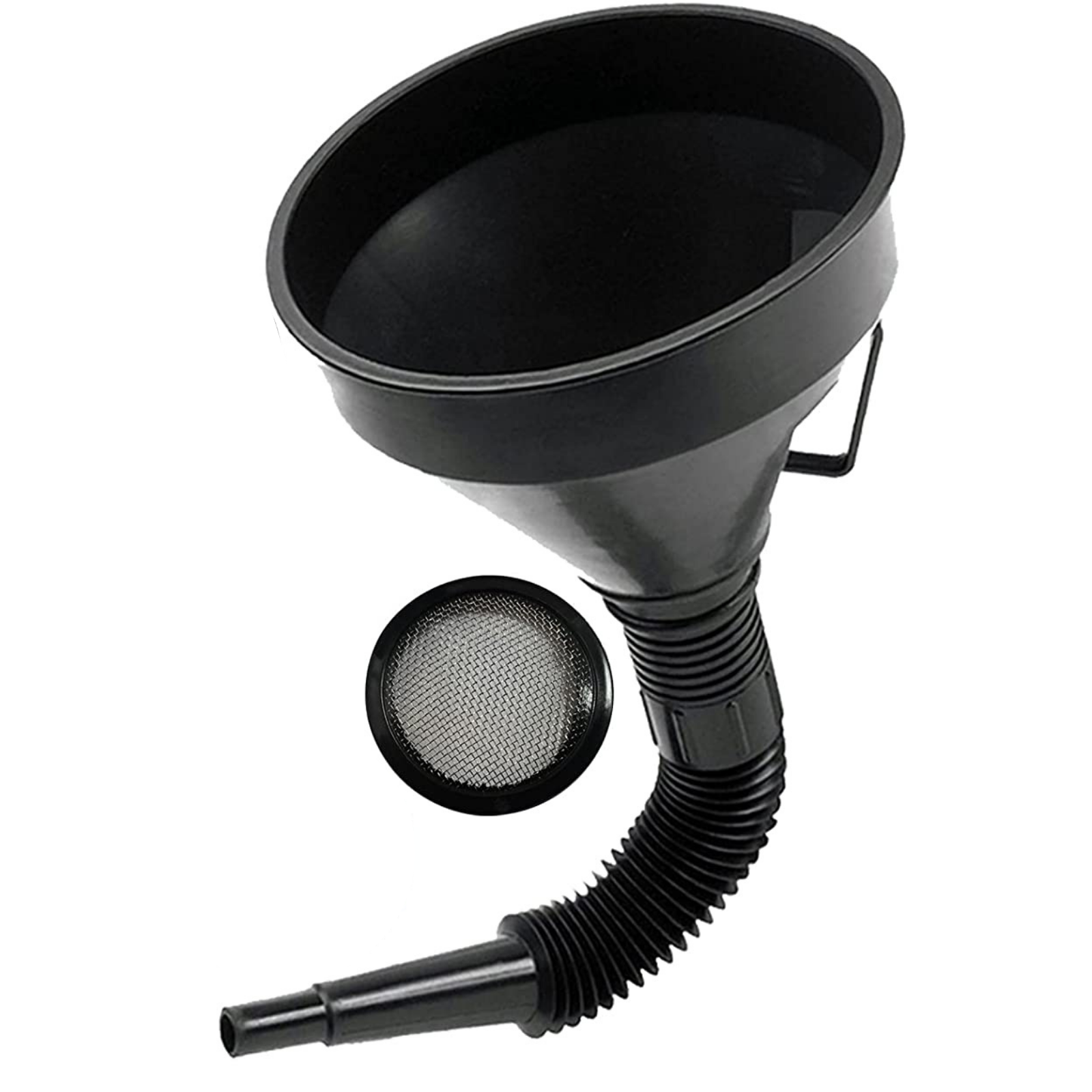 1x Car Auto Motorcycle Plastic Flexible Spout Gas Oil Water Fuel Funnel Tool Kit-0