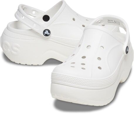 Unisex Crocs Bella Clogs Sandals - White - Size Mens US 5 / Womens US 7