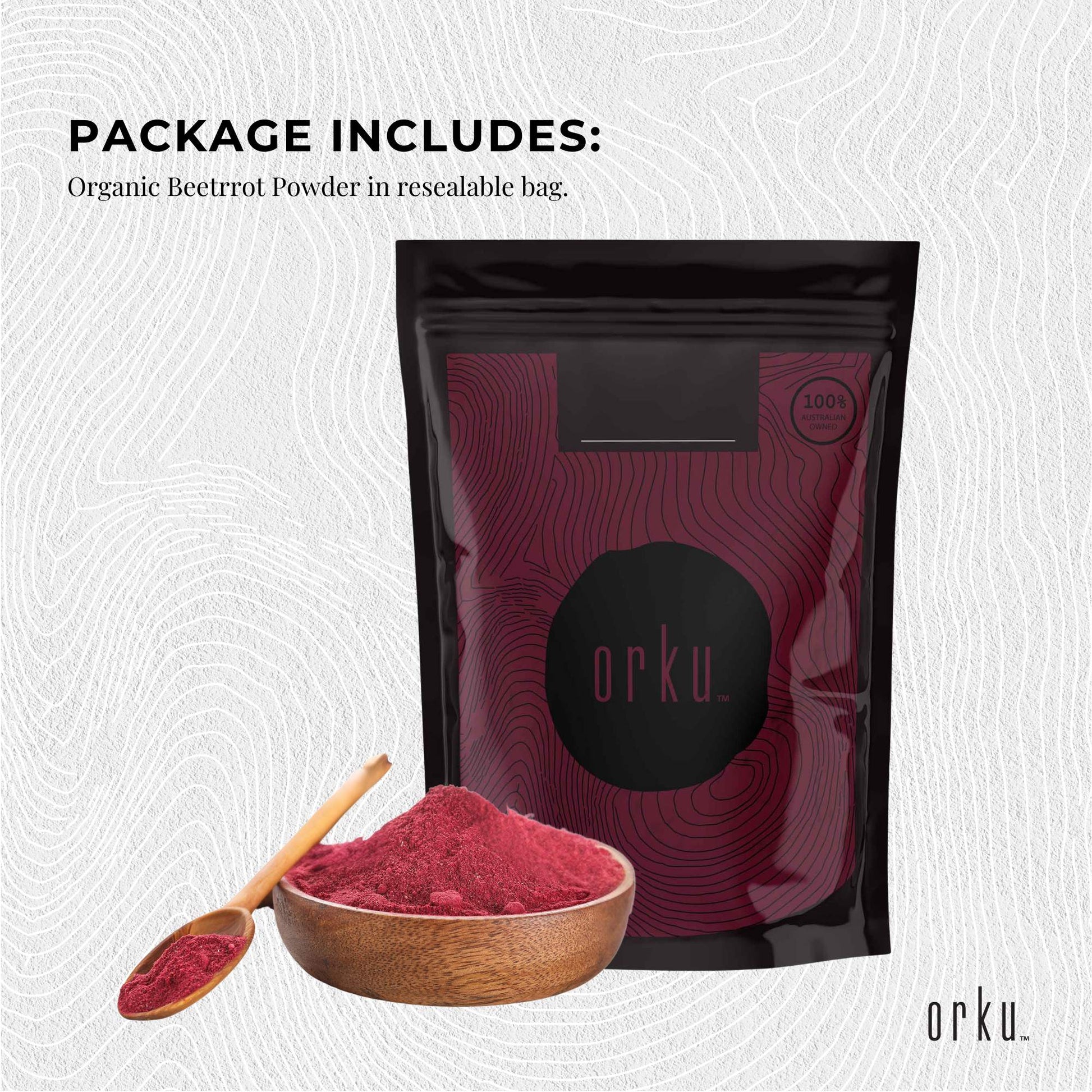 1Kg Organic Beetroot Powder Superfood Beet Root Supplement Beta Vulgaris-2