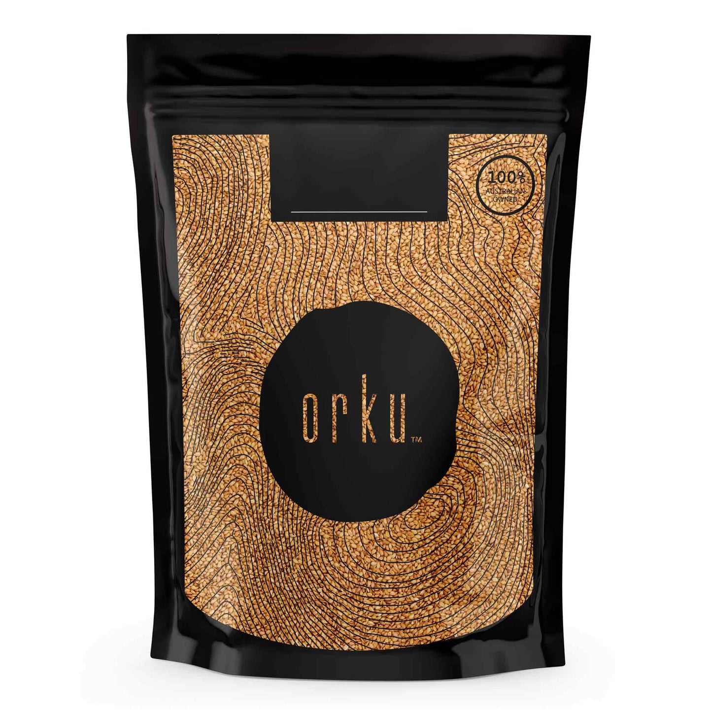 1Kg Organic Golden Linseed Flaxseed Whole Grain Flax Seed No GMO Omega3 6 Fibre-0