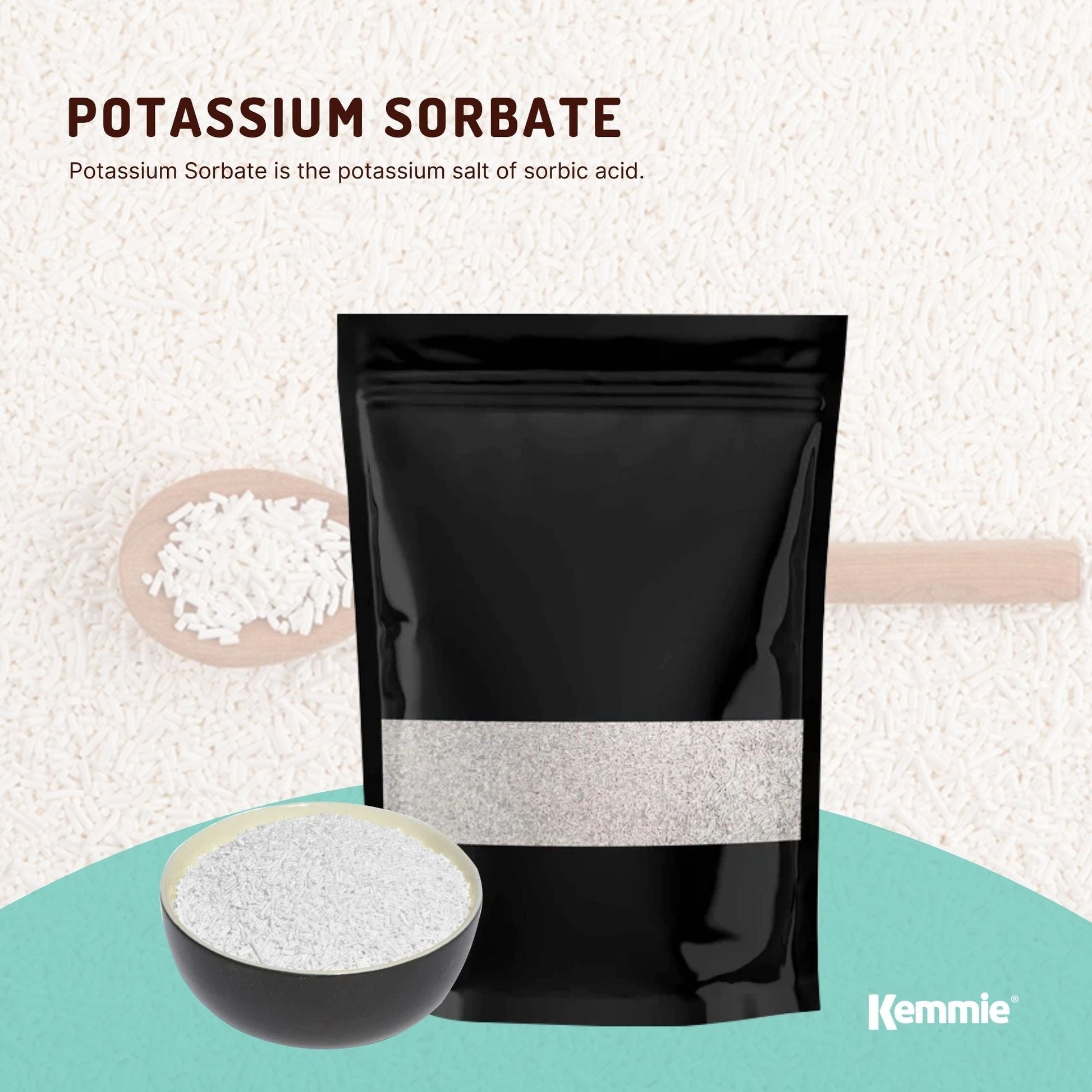 1Kg Potassium Sorbate Granules Food Grade Preservative Cosmetics Brew Skin E202-1
