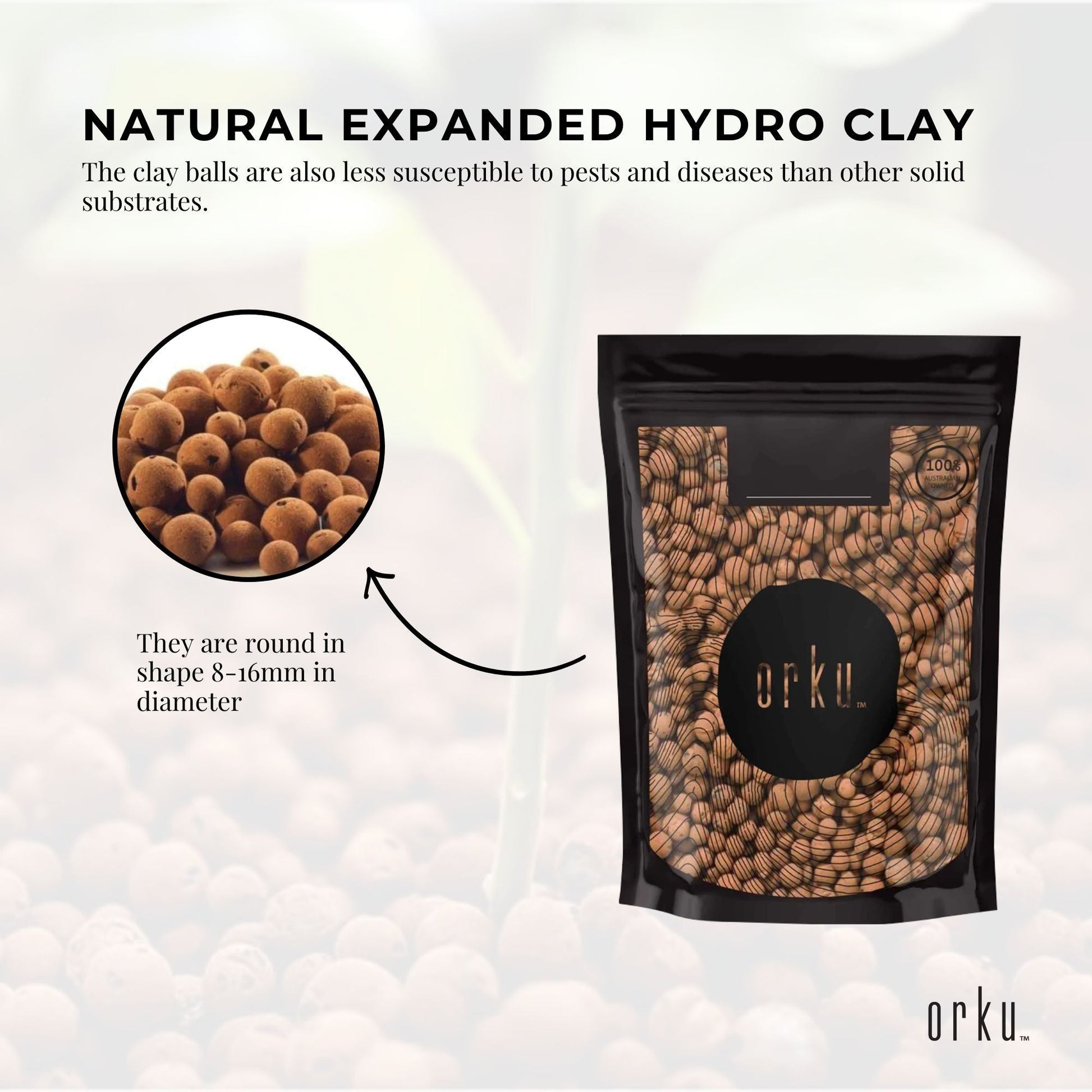 1L Hydro Clay Balls - Natural Premium Hydroponic Expanded Plant Growing Medium-3