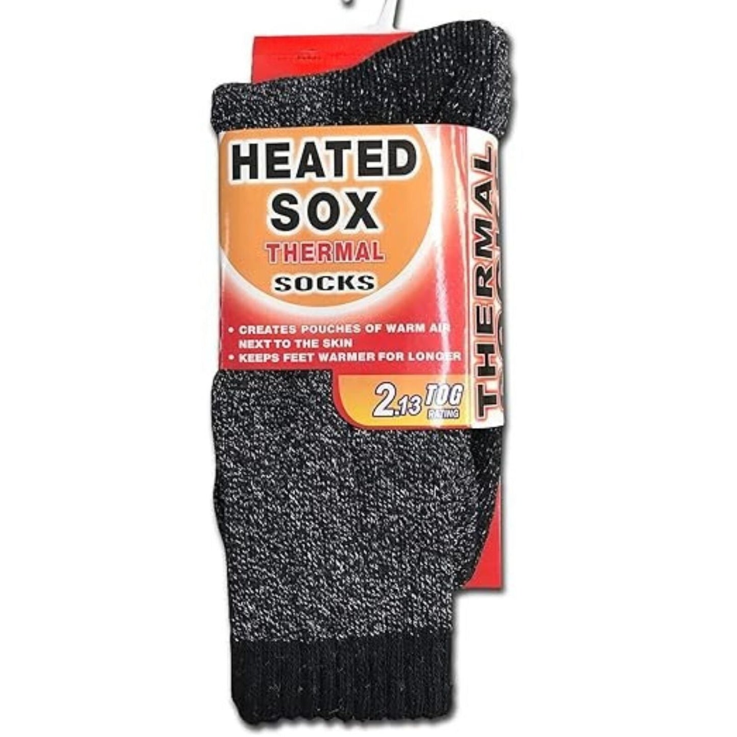 1 Pair Mens THERMAL HEATED SOCKS Warm Winter Comfort Mens Work Sox Ski BULK