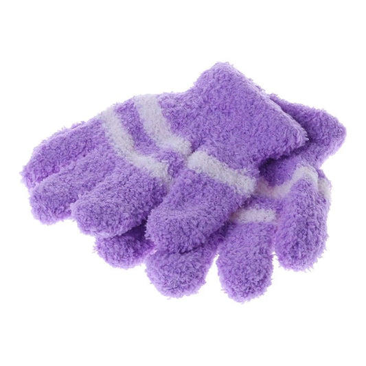 1 Pair Baby Gloves Warm Winter Full Finger Thermal Coral Fleece Kids Boys Girls-0