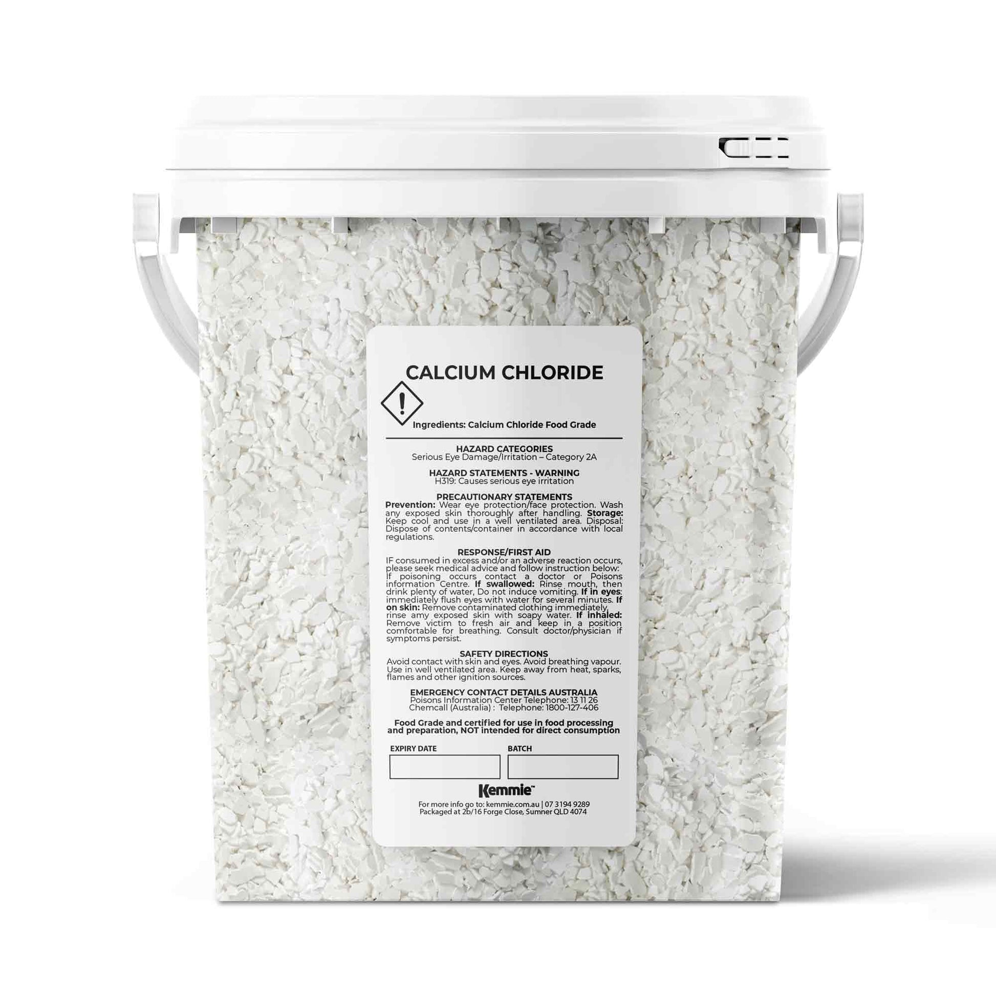 1.2Kg Calcium Chloride Flakes Tub CaCl2 FCC 77% Food Soluble Cheese Beer Making-0