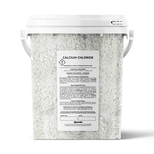 1.2Kg Calcium Chloride Flakes Tub CaCl2 FCC 77% Food Soluble Cheese Beer Making-0