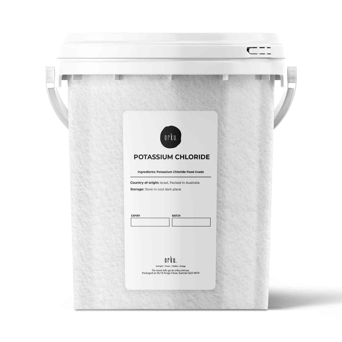 1.3Kg Potassium Chloride Powder Tub - Pure KCL E508 Food Grade Replacer-0